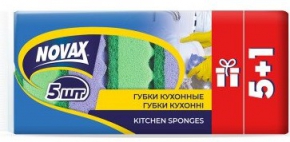 Kitchen sponge Novax, 6 pcs.