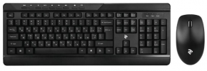 Wireless Keyboard and Mouse 2E-MK410, Black