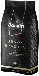 ყავის მარცვალი Jardin Bravo Brazilia, 250გრ.