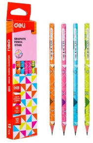 Graphite pencil HB Deli 37006, 12 pcs.