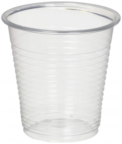 Plastic disposable cup 180 ml. 100 pcs.