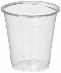 Plastic disposable cup 180 ml. 80 pcs.