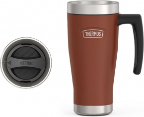 თერმო ჭიქა THERMOS, 480 მლ., ყავისფერი