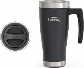 THERMOS, Stainless Steel Mug, 480 ml. Black