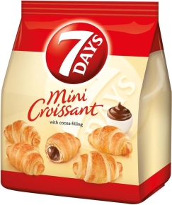 მინი კრუასანი 7 Days, კაკაოს კრემით, 60გ.