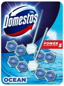 Domestos ocean solid aromatizer hanging in the toilet, 2X50g