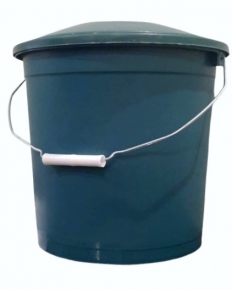 Plastic Bucket with Lid, 10L.