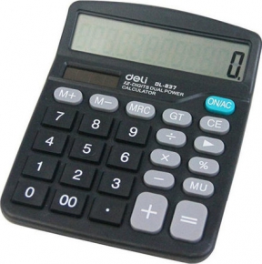 Calculator Deli 837, 12 digits