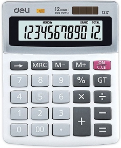 Calculator Deli 1217 12 rows