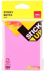 Sticky notes Deli 76X101 mm. 100 sheets