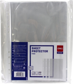 Sheet protector A4 Deli, 60 micron