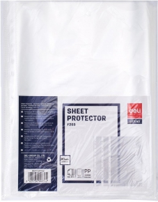 Protective folder A4 Deli F203 80 micron (pack of 100) (file)