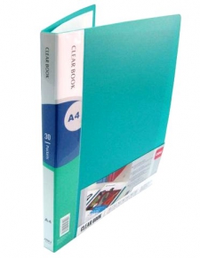 Plastic display book, 30 pockets, A4 Deli