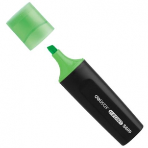 Text marker Deli H-Point S600, green