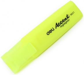 Text marker Deli Accent S621, yellow