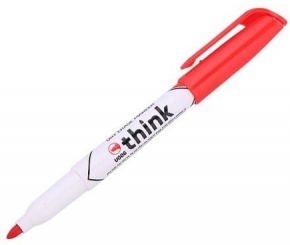 Blackboard marker Deli Think U006 1.2 mm., red