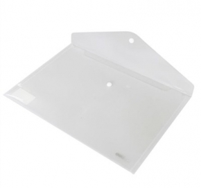 Plastic folder Deli A4, transparent, colored