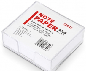 White note papers with holder, Deli