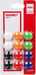 Whiteboard magnet Deli, 12 pcs.