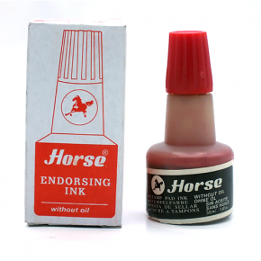 Horse ink, 30 ml. red