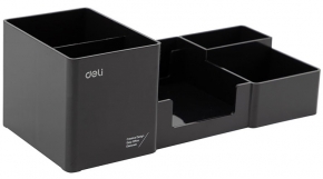 Plastic desk organizer Deli, 4 compartments