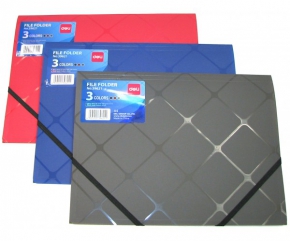 Folder A4 with elastic band, Deli