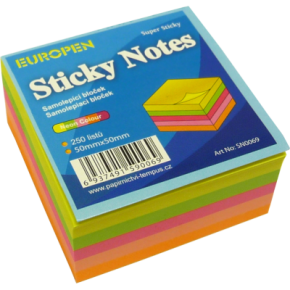 Sticky memo sheets neon colors 400 pcs.