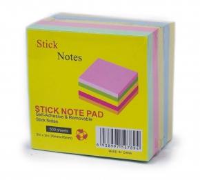 Sticky memo sheets Stick Notes 400 f.