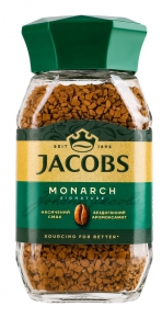 ხსნადი ყავა Jacobs Monarch Signature, 190 გრამი