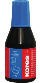 ბეჭდის მელანი Kores, 28მლ. ლურჯი