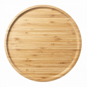 Round Bamboo tray, 25 cm.