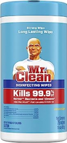 სადეზინფექციო სველი ხელსახოცი Mr.Clean, 75 ცალი