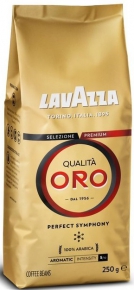 ყავის მარცვალი Lavazza Qualita Oro 250 გრ.