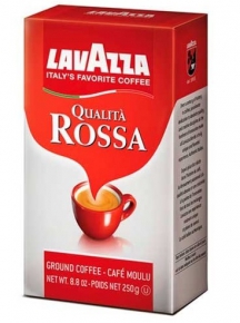 დაფქული ყავა Lavazza Qualita Rossa, 250 გრამი