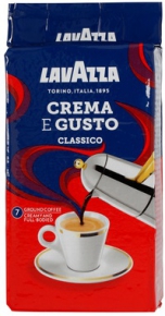Ground coffee Lavazza CREMA e GUSTO, 250 grams