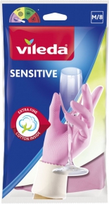 რეზინის ხელთათმანი Vileda Sensitive M