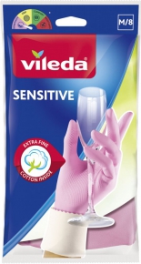 Rubber glove Vileda Sensitive M