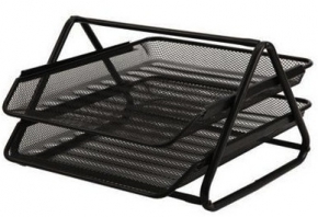 Metal shelf with two compartments HN2001-2