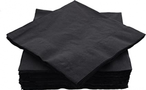 Napkin S2410, 23X23 cm. 2 layers, 100 pieces, black
