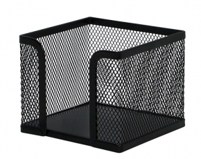 Mesh memo pad holder, metal, 8 cm.