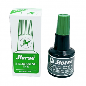 Stamp Pad ink Horse, 30 ml. green