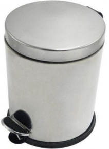 მეტალის ნაგვის ურნა პედლით, 12ლ.