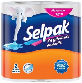 Kitchen towel Selpak, 3 ply, 2 rolls