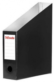 Cardboard File holder, Vertical, Esselte (thickness 70mm.) Black
