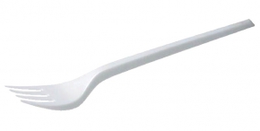 Disposable fork TP white 100 pcs.