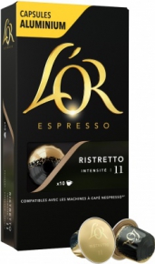 ყავის კაფსულა LOR Espresso Ristretto 10 ც.