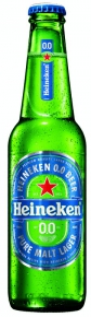 ლუდი Heineken, შუშის ბოთლში, უალკოჰოლო, 330მლ. 6 ცალი
