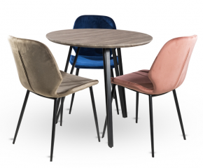 Round Table DT405-2 + 3 Chairs