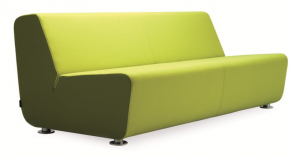 Sofa with leather surface Aura