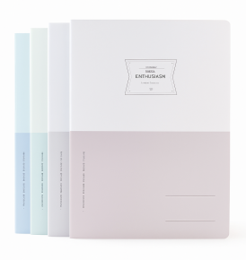 Notebook B5 Deli T1680 Enthusiasm, Single-lined, 80 Sheets, Colored